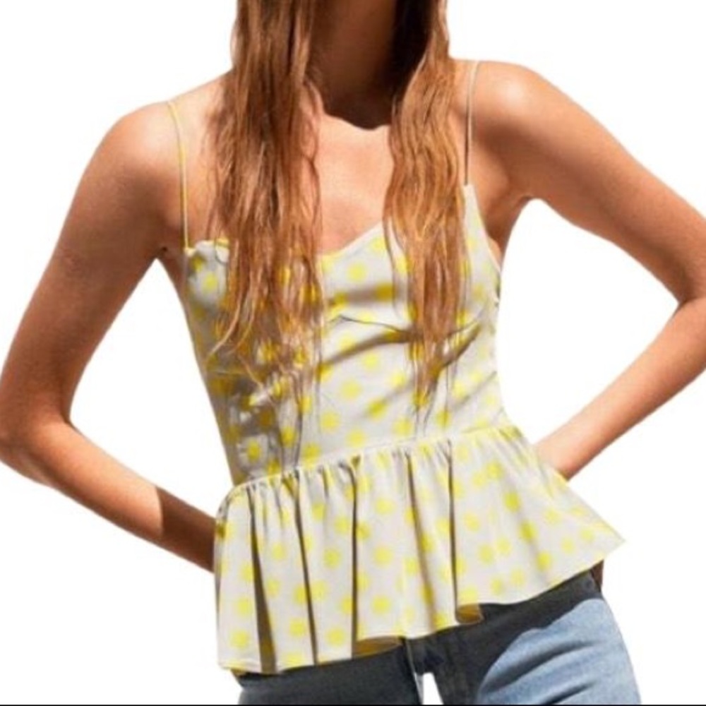 Zara silk top